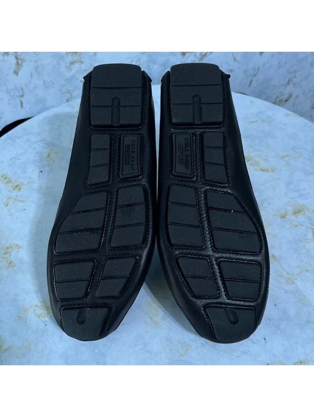 Cole Haan Wyatt Mens Sz 7M Shoes Black Leather Comfort Moccasin Horsebit Loafers